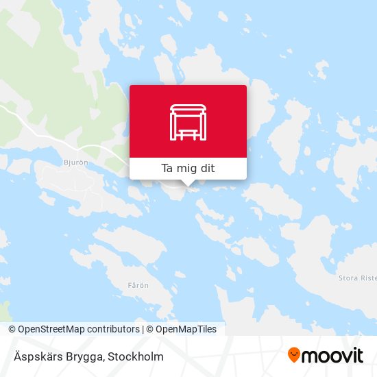 Äspskärs Brygga karta