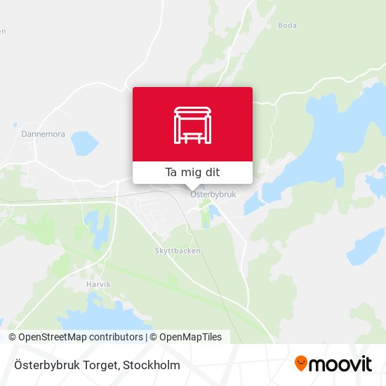 Österbybruk Torget karta