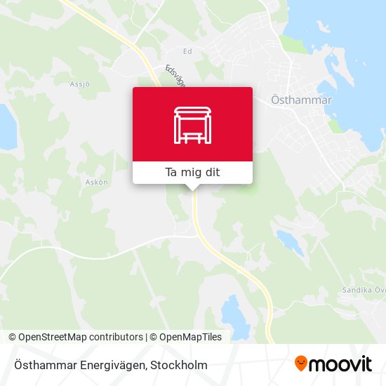 Östhammar Energivägen karta