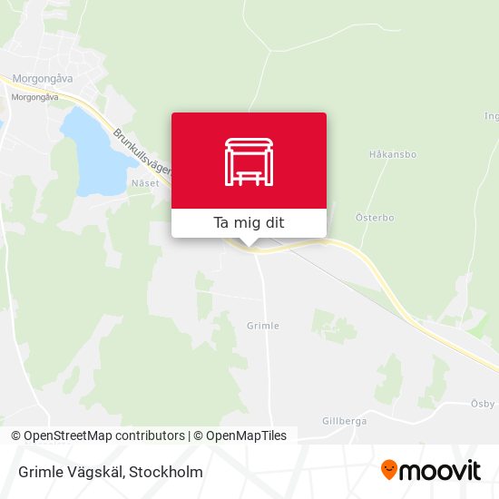 Grimle Vägskäl karta