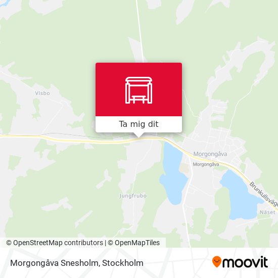 Morgongåva Snesholm karta