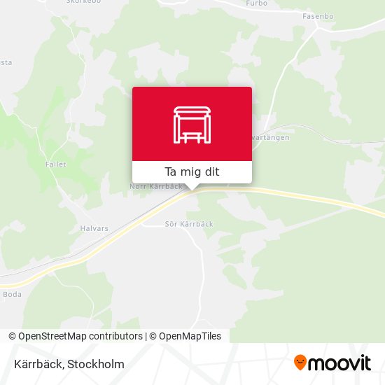 Kärrbäck karta