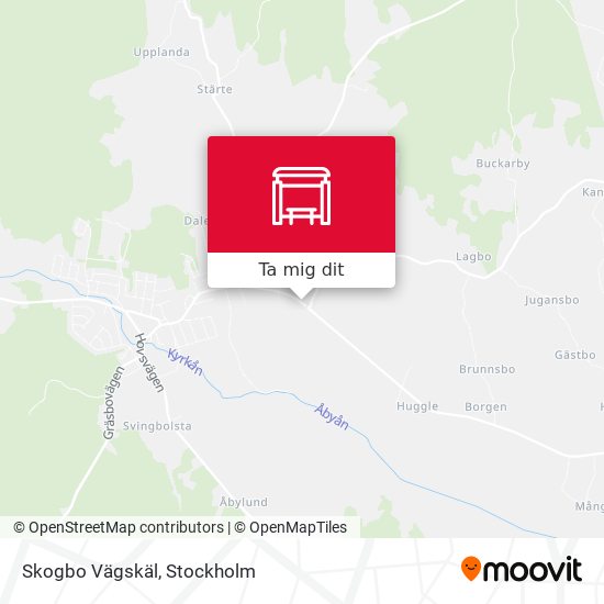 Skogbo Vägskäl karta