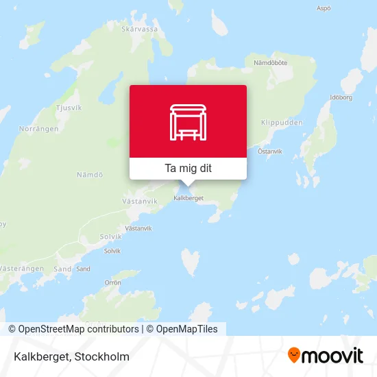 Kalkberget karta
