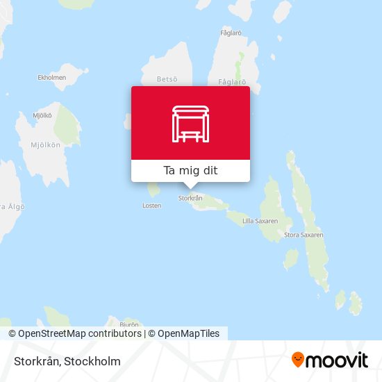 Storkrån karta