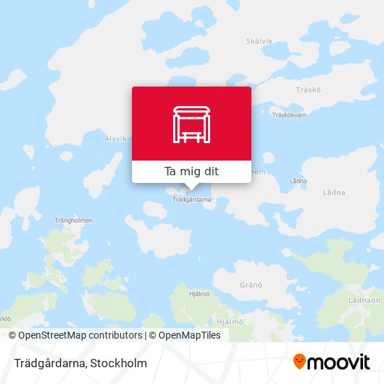 Trädgårdarna karta