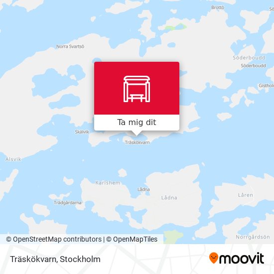 Träskökvarn karta
