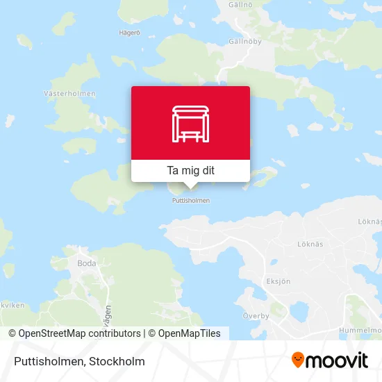 Puttisholmen karta