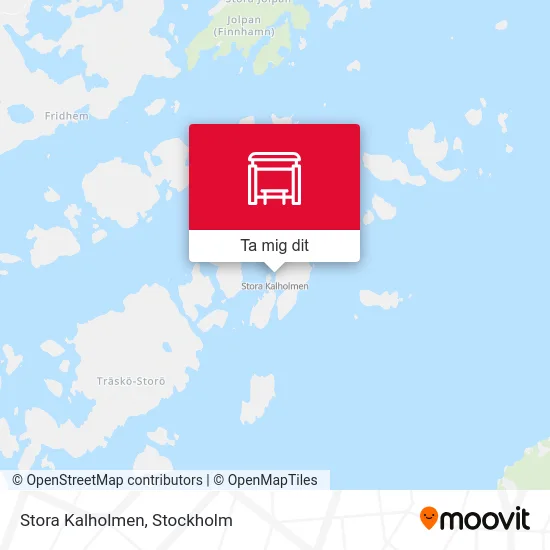 Stora Kalholmen karta