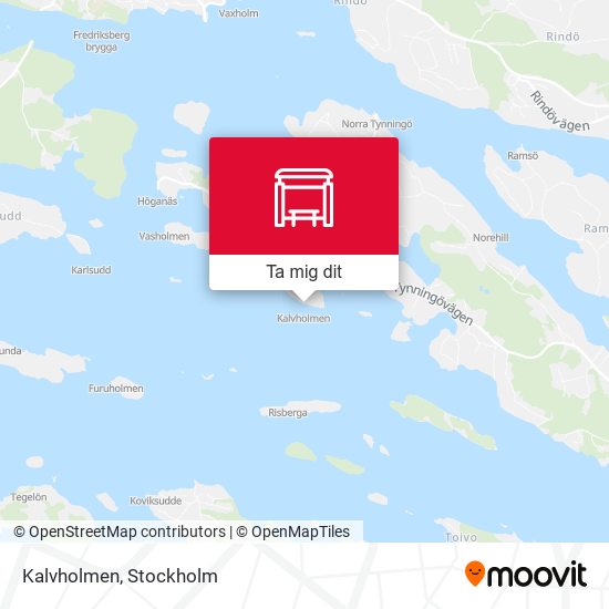 Kalvholmen karta