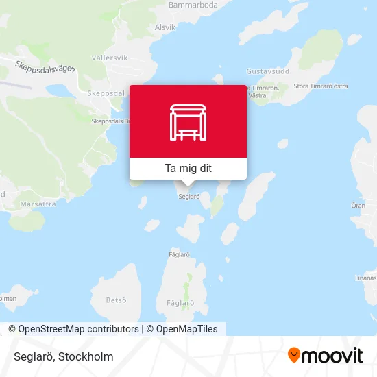 Seglarö karta