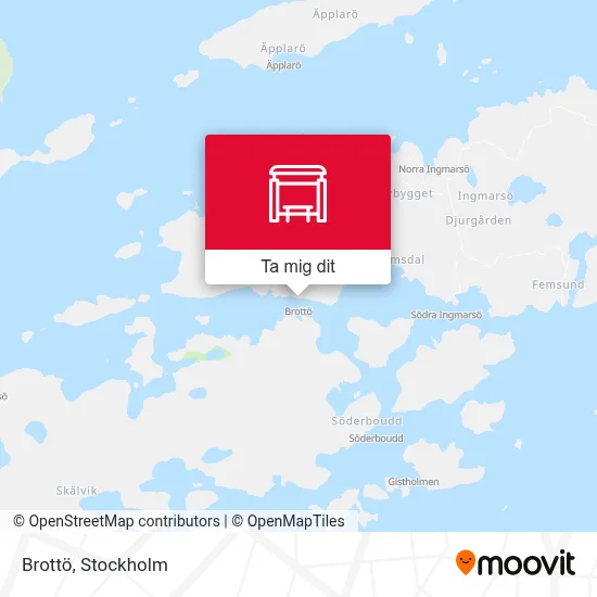 Brottö karta