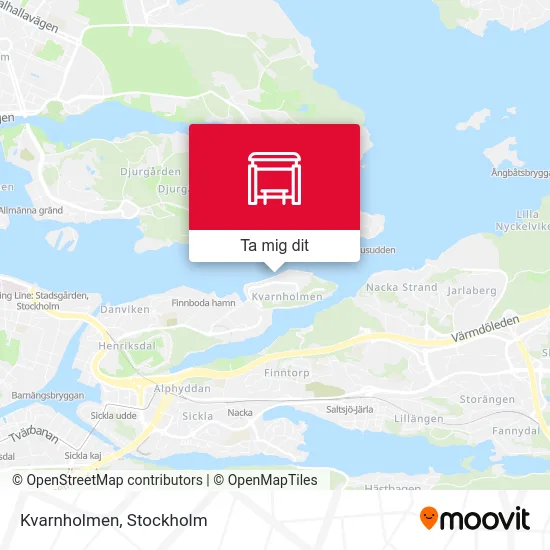 Kvarnholmen karta