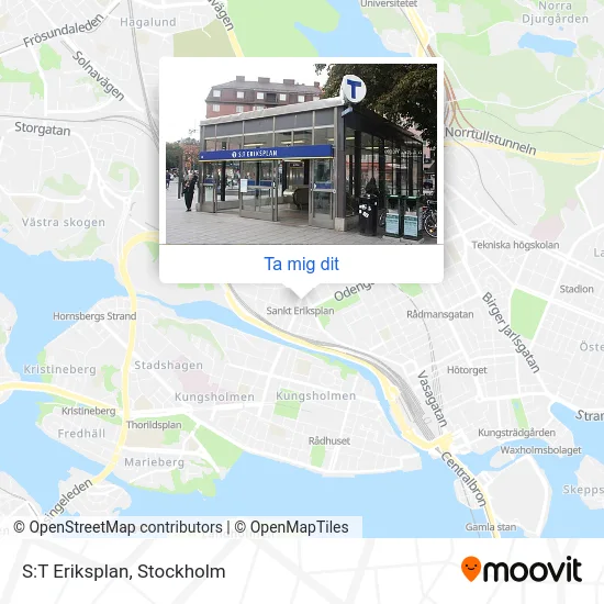 S:T Eriksplan karta