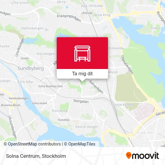 Solna Centrum karta