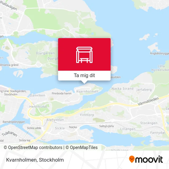 Kvarnholmen karta