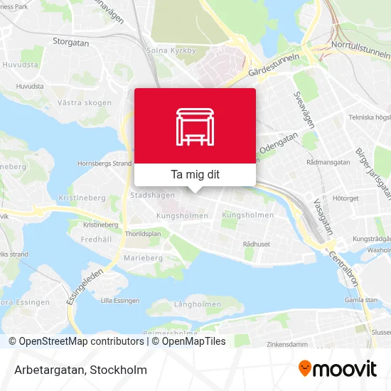 Arbetargatan karta