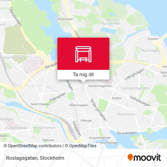 Roslagsgatan karta