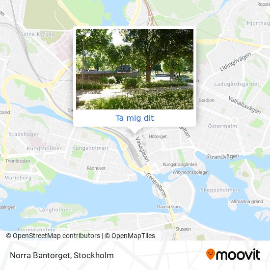 Norra Bantorget karta