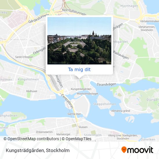 Kungsträdgården karta