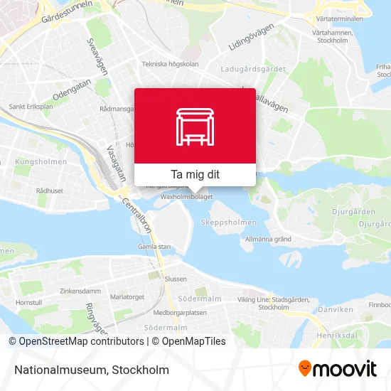 Nationalmuseum karta