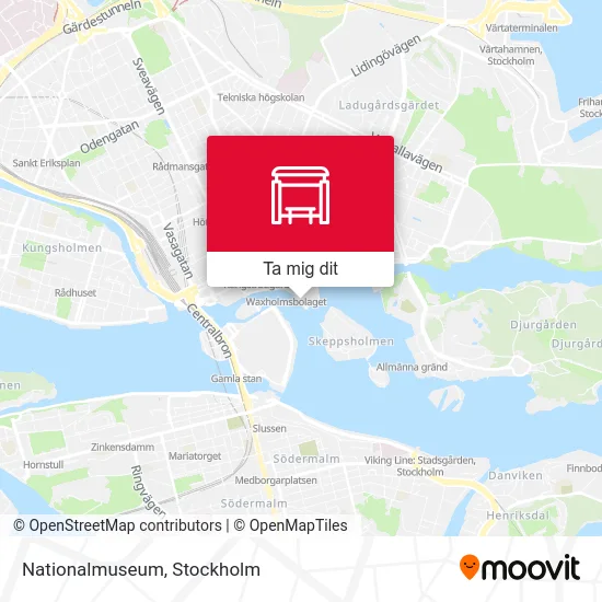 Nationalmuseum karta