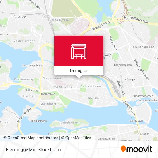 Fleminggatan karta