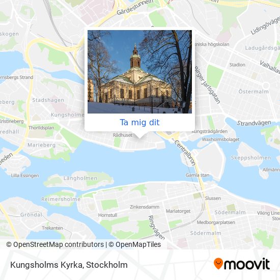 Kungsholms Kyrka karta