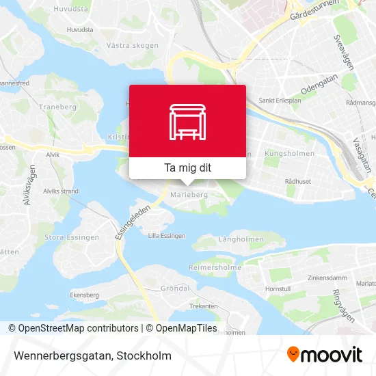 Wennerbergsgatan karta