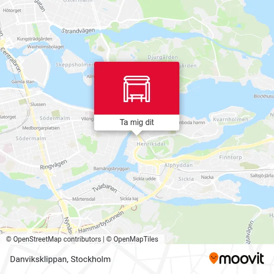 Danviksklippan karta