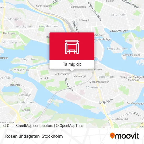 Rosenlundsgatan karta