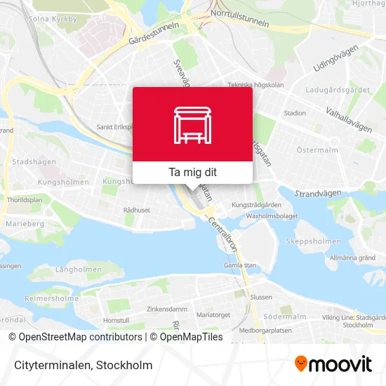 Cityterminalen karta