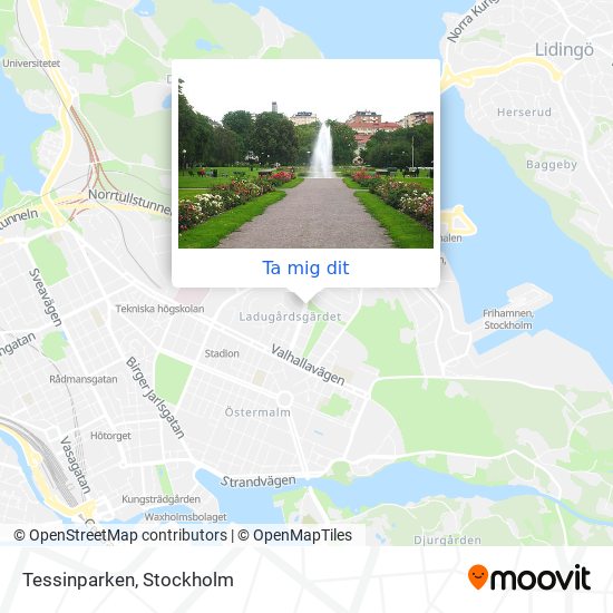 Tessinparken karta