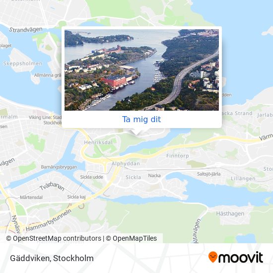 Gäddviken karta