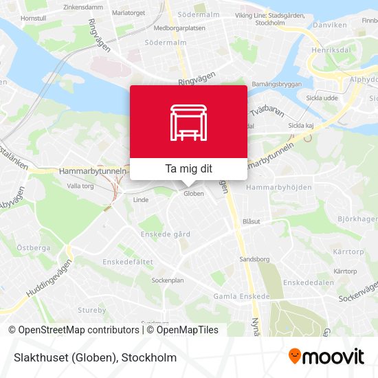 Slakthuset (Globen) karta
