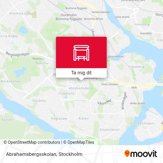 Abrahamsbergsskolan karta