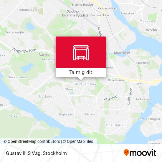 Gustav Iii:S Väg karta
