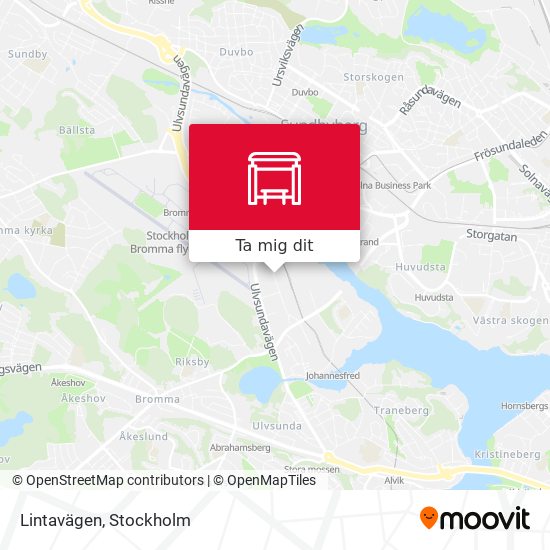 Lintavägen karta