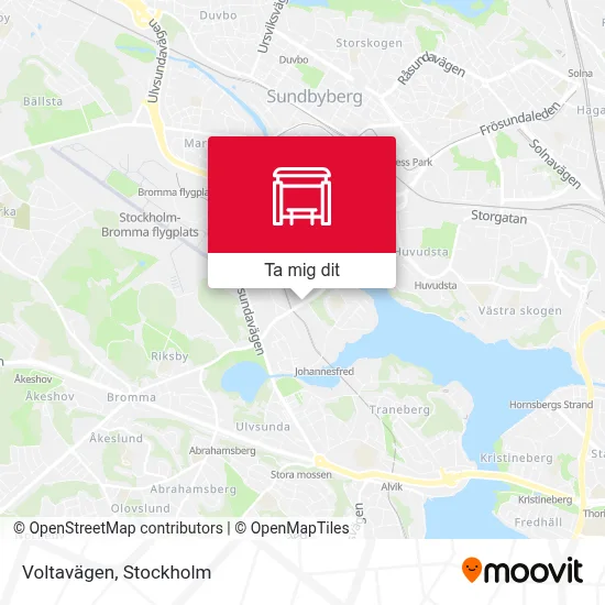 Voltavägen karta