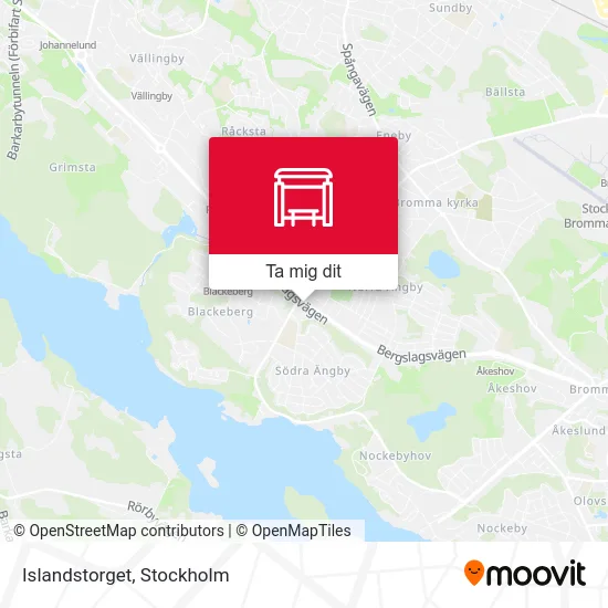Islandstorget karta