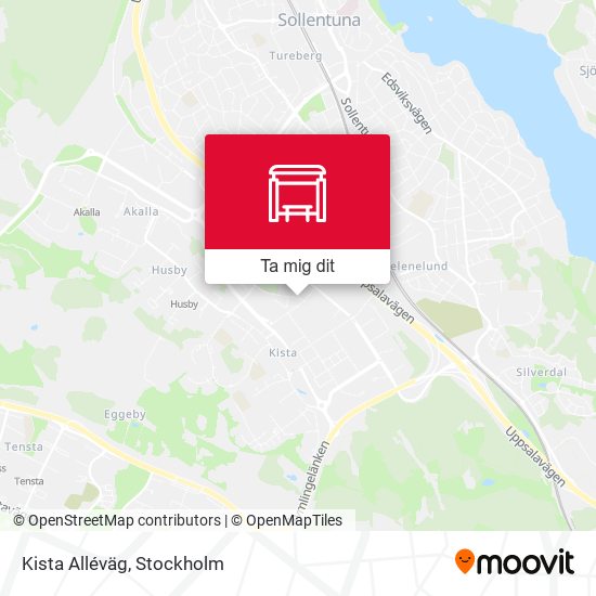 Kista Alléväg karta