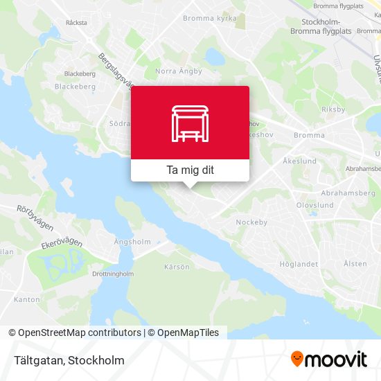 Tältgatan karta