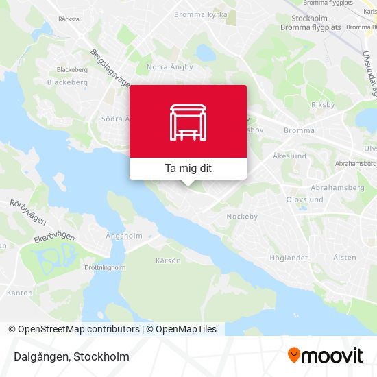 Dalgången karta