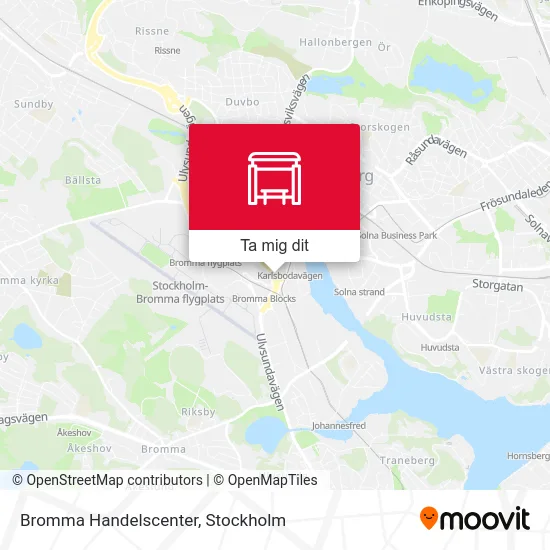 Bromma Handelscenter karta