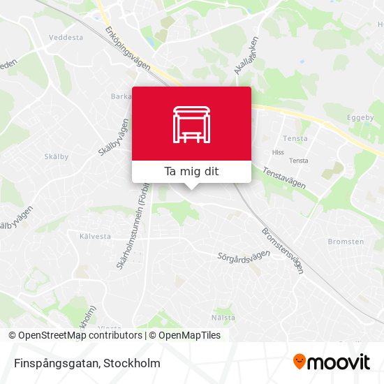 Finspångsgatan karta