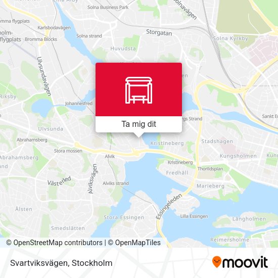 Svartviksvägen karta