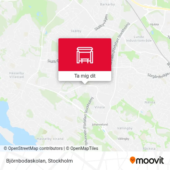 Björnbodaskolan karta