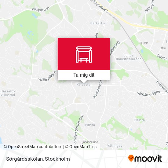 Sörgårdsskolan karta
