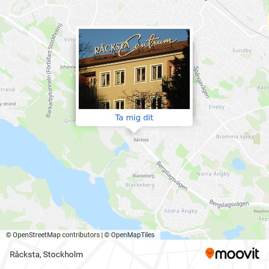 Råcksta karta