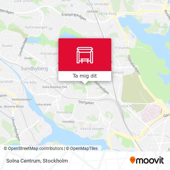 Solna Centrum karta